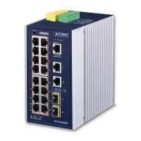 Planet IGS-20160HPT, Managed, L2/L3, Gigabit Ethernet...