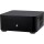 Inter-Tech A80, Small Form Factor (SFF), PC, Schwarz, ITX, Aluminium, 4 cm