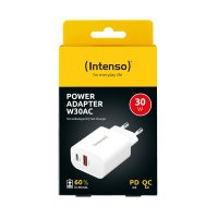 Intenso POWER ADAPTER USB-A/USB-C/7803012, Drinnen, AC, 20 V, Weiß