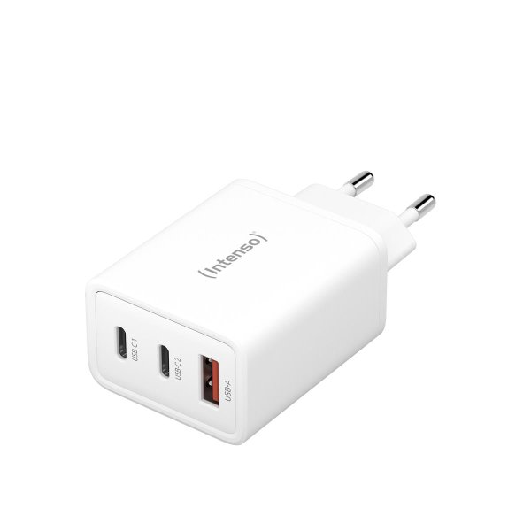 Intenso POWER ADAPTER 1XUSB-A/2XUSB-C/7806512, Drinnen, AC, 20 V, Weiß