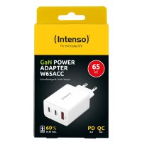 Intenso POWER ADAPTER 1XUSB-A/2XUSB-C/7806512, Drinnen, AC, 20 V, Weiß