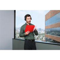 Logitech Wireless Headset Dual H820e, Kabellos, Büro/Callcenter, 150 - 7000 Hz, 128 g, Kopfhörer, Schwarz