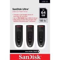 WD Ultrastar SanDisk Ultra, 64 GB, USB Typ-A, 3.2 Gen 1...