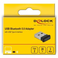 Delock 61014, Kabellos, USB, Bluetooth, 3 Mbit/s, Schwarz, Silber