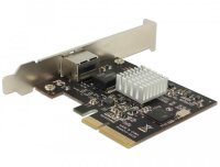 Delock 89654, PCIe, RJ-45, PCIe 2.0, Tehuti TN4010, 20...