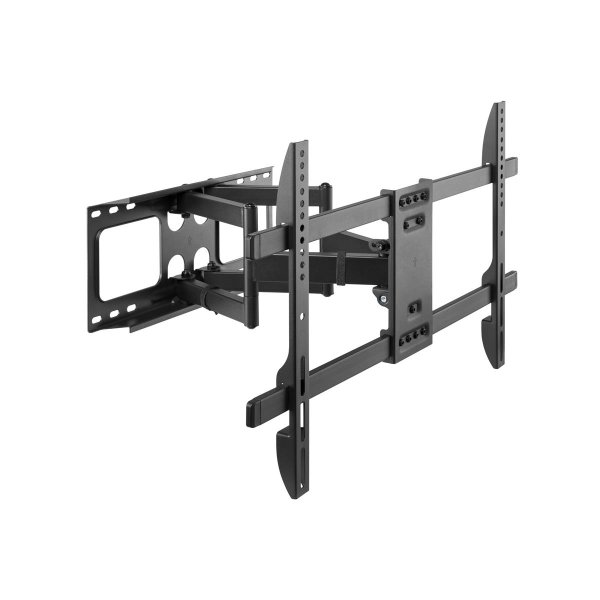 Equip Neig-/schwenkbare TV-Wandmontagehalterung, 37 bis 80 Zoll, 2,03 m (80 Zoll), 200 x 200 mm, 600 x 400 mm, -15 - 5°, Kunststoff, Edelstahl, Schwarz