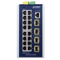 Planet IGS-6325-16T4S, Managed, L3, Gigabit Ethernet (10/100/1000), Vollduplex, Wandmontage