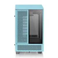 Thermaltake The Tower 100, Mini Tower, PC, Türkis, Mini-ITX, SPCC, Gehärtetes Glas, 19 cm