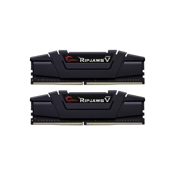 G.Skill Ripjaws V F4-3200C16D-64GVK, 64 GB, 2 x 32 GB, DDR4, 3200 MHz, 288-pin DIMM