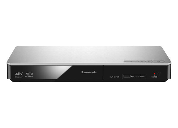 Panasonic DMP-BDT185EG, 4K Ultra HD, NTSC, PAL, 1080p, 2160p, DTS-HD Master Audio, Dolby Digital Plus, Dolby TrueHD, BDMV, MKV, XVID, AAC, ALAC, FLAC, MP3, WAV, WMA