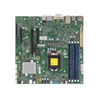 Supermicro X11SCZ-Q, Intel, LGA 1151 (Socket H4), Intel® Celeron®, Intel® Core™ i3, Intel® Core™ i5, Intel® Core™ i7, Intel® Pentium®, DDR4-SDRAM, 64 GB, DIMM