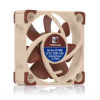 Noctua NF-A4X10 24V PWM, Ventilator, 4 cm, 5000 RPM, 19,6 dB, 8,9 m³/h, Beige, Braun