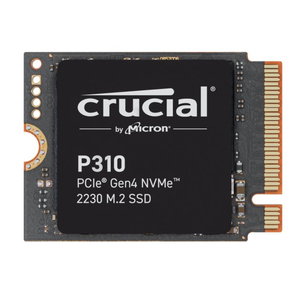 Crucial P310 1TB PCIe Gen4 NVMe 2230 M.2 SSD, 1 TB, M.2, 7100 MB/s