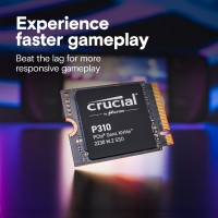 Crucial P310 1TB PCIe Gen4 NVMe 2230 M.2 SSD, 1 TB, M.2, 7100 MB/s