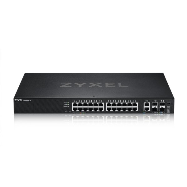 ZyXEL XGS2220-30, Managed, L3, Gigabit Ethernet (10/100/1000), Rack-Einbau