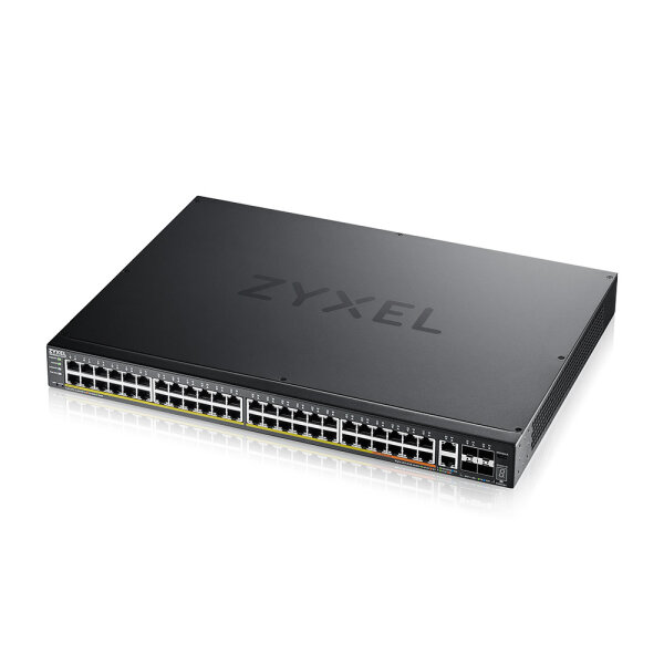 ZyXEL XGS2220-54FP, Managed, L3, Gigabit Ethernet (10/100/1000), Power over Ethernet (PoE), Rack-Einbau