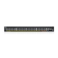 ZyXEL XGS2220-54FP, Managed, L3, Gigabit Ethernet (10/100/1000), Power over Ethernet (PoE), Rack-Einbau