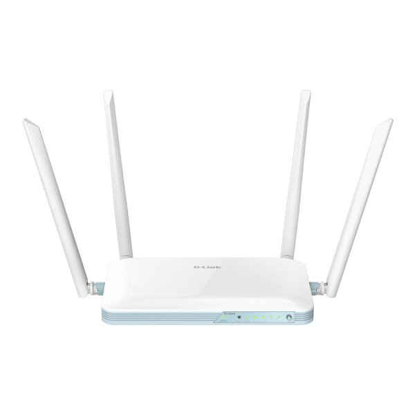 D-Link EAGLE PRO AI, Wi-Fi 4 (802.11n), Einzelband (2,4GHz), Eingebauter Ethernet-Anschluss, 4G, Weiß, Desktop-/Pol-Router