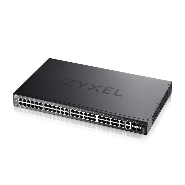 ZyXEL XGS2220-54, Managed, L3, Gigabit Ethernet (10/100/1000), Rack-Einbau