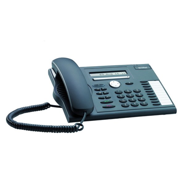 Mitel Tischtelefon MiVoice 5361 Digital Phone, IP-Telefon, Schwarz, Kabelgebundenes Mobilteil, 350 Eintragungen, LCD