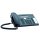 Mitel Tischtelefon MiVoice 5361 Digital Phone, IP-Telefon, Schwarz, Kabelgebundenes Mobilteil, 350 Eintragungen, LCD