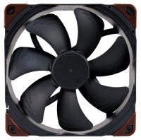 Noctua NF-A14 INDUSTRIALPPC-2000, Ventilator, 14 cm, 2000 RPM, 31,5 dB, 182,5 m³/h, Schwarz, Braun