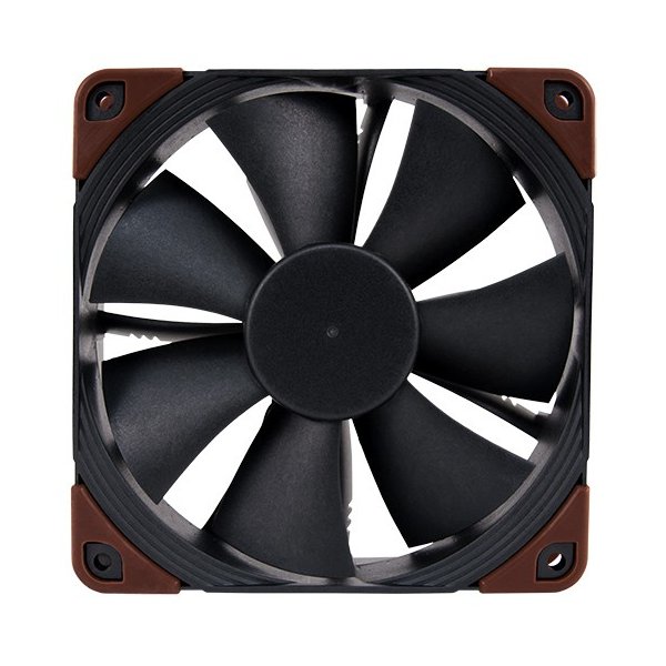 Noctua NF-F12 IndustrialIPPC-2000, Ventilator, 12 cm, 2000 RPM, 29,7 dB, 121,8 m³/h, Schwarz, Braun