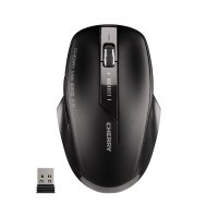 Cherry MW 2310 2.0 Kabellose Maus, Schwarz, USB, Beidhändig, Optisch, RF Wireless, 2400 DPI, Schwarz