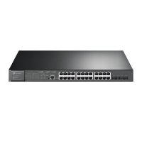 TP-LINK JetStream 24-Port Gigabit L2+-Managed-PoE+-Switch...