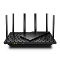 TP-LINK Archer AX5400 Dual-Band Gigabit Wi-Fi 6 Router, Wi-Fi 6 (802.11ax), Dual-Band (2,4 GHz/5 GHz), Ethernet/LAN, Schwarz, Tragbarer Router