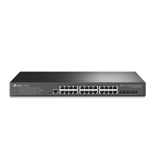 TP-LINK Omada SG3428X, Managed, L2+/L3, Gigabit Ethernet (10/100/1000), Rack-Einbau, 1U