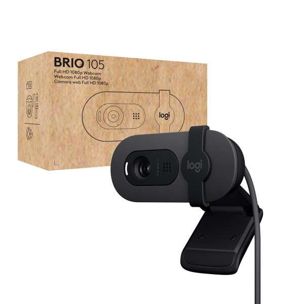 Logitech Brio 105, 2 MP, Full HD