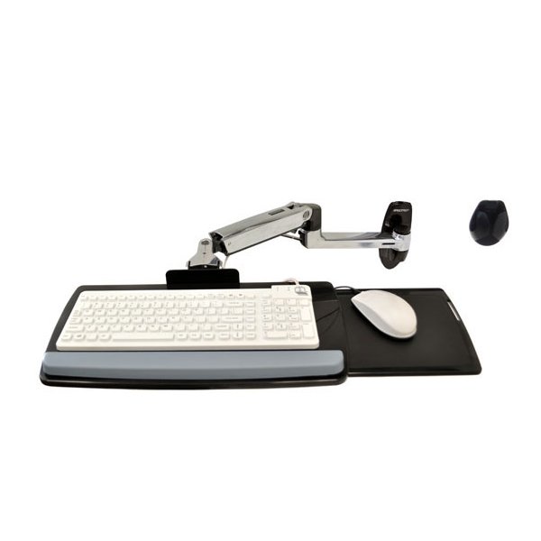 Ergotron LX Wall Mount Keyboard Arm, Silber