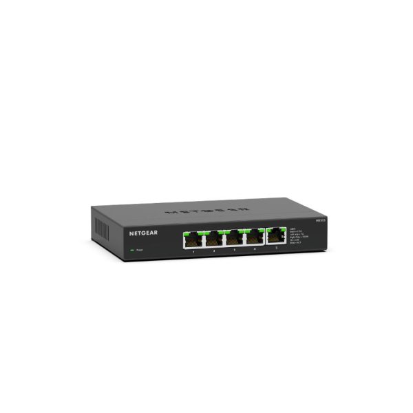 Netgear MS305-100EUS, Unmanaged, 2.5G Ethernet (100/1000/2500), Vollduplex, Wandmontage