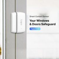 TP-LINK Tapo Intelligenter Kontaktsensor, Kabellos, Weiß, 922 MHz, Tür/Fenster, 0 - 40 °C, CR2032