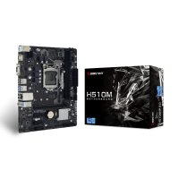 Biostar H510MHP 2.0, Intel, LGA 1200 (Socket H5), Intel® Celeron®, Intel® Core™ i3, Intel® Core™ i5, Intel® Core™ i7, Intel® Core™ i9, Intel® Pentium®, DDR4-SDRAM, 64 GB, DIMM