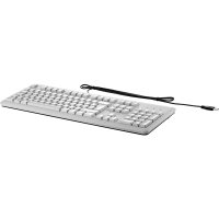 HP USB-Tastatur (Grau), Volle Größe (100%), Kabelgebunden, USB, Grau