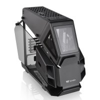 Thermaltake AH T200, Micro Tower, PC, Schwarz, micro ATX, Mini-ITX, SPCC, 15 cm