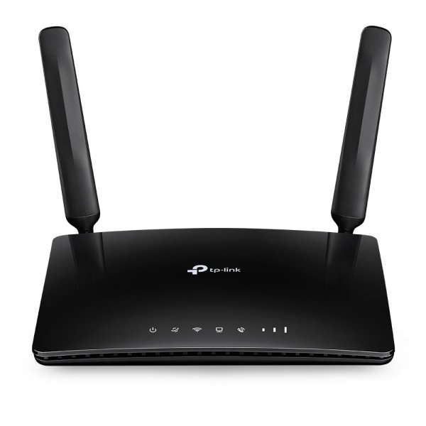 TP-LINK N300 4G LTE-Telefonie-WLAN-Router, Wi-Fi 4 (802.11n), Einzelband (2,4GHz), Eingebauter Ethernet-Anschluss, 3G, Schwarz, Tabletop-Router