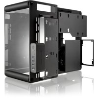 RAIJINTEK PAEAN M, Small Form Factor (SFF), PC, Schwarz, ATX, Mini-ITX, Aluminium, SPCC, 14 cm