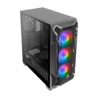 Antec DF600 Flux, Midi Tower, PC, Schwarz, ATX, micro ATX, Mini-ITX, Kunststoff, Stahl, Gaming