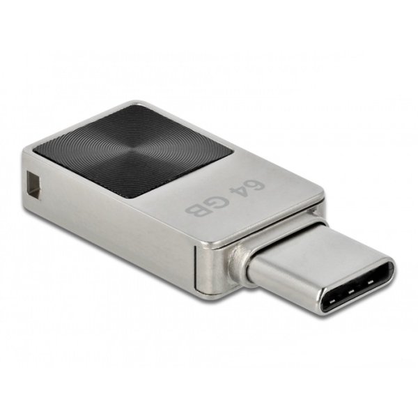 Delock 54084, 64 GB, USB Typ-C, 3.2 Gen 1 (3.1 Gen 1), 90 MB/s, Ohne Deckel, Silber