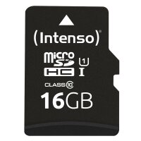 Intenso 16GB microSDHC, 16 GB, MicroSDHC, Klasse 10,...