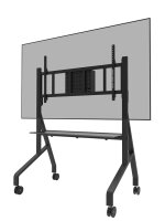 Neomounts Bodenständer, Multimedia-Wagen/Trolley, Schwarz, Stahl, 125 kg, 165,1 cm (65"), 2,79 m (110")