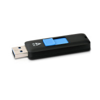 V7 Slider USB 3.0 -Stick 8 GB, 8 GB, USB Typ-A, 3.2 Gen 1 (3.1 Gen 1), 30 MB/s, Dia, Schwarz