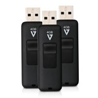 V7 VF24GAR-3PK-3E, 4 GB, USB Typ-A, 2.0, 12 MB/s, Dia,...