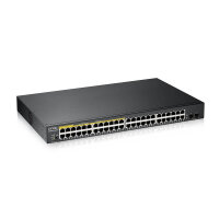 ZyXEL GS1900-48HPv2, Managed, L2, Gigabit Ethernet...