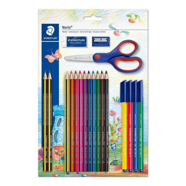 STAEDTLER Noris Colour 187, 19 Stück(e), Mehrfarben, Muster, Deutschland, CE, PEFC, Sichtverpackung