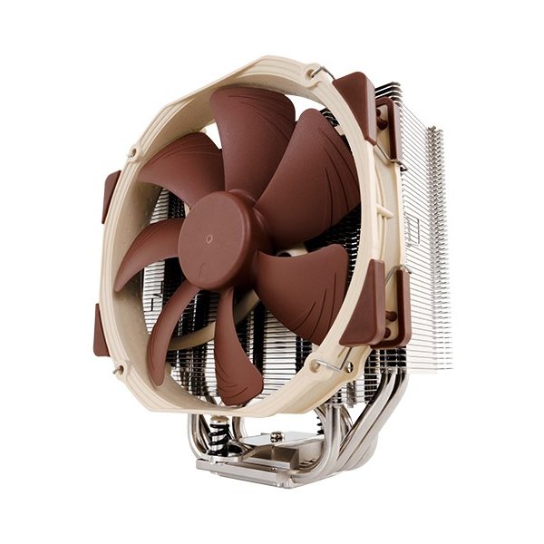 Noctua NH-U14S, Kühler, 12 cm, 1500 RPM, 24,6 dB, 140,2 m³/h, Braun, Edelstahl