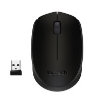 Logitech B170 Black Bp, Beidhändig, Optisch, RF...